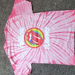 The Rolling Stones tie dye tee size Large